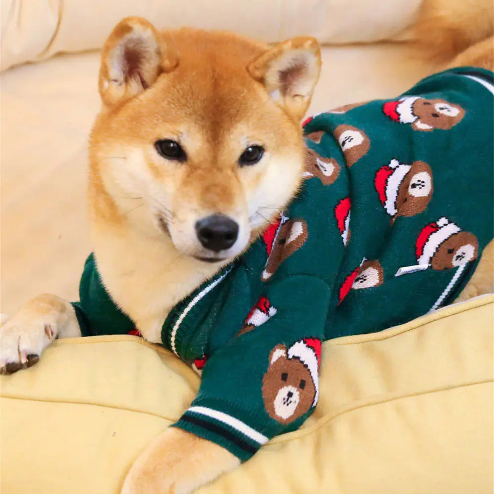 Festive Dog Sweater for Holidays